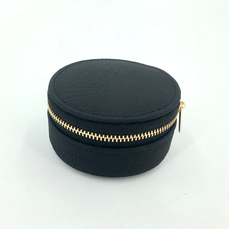 Vegan Leather Travel Jewelry Case