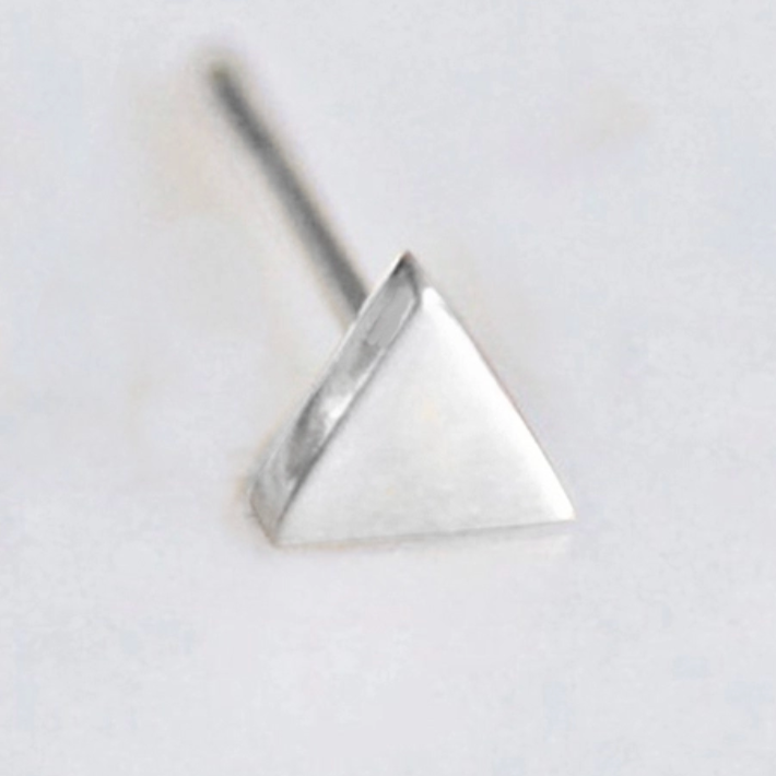 Mini Triangle Solid Stud Earrings