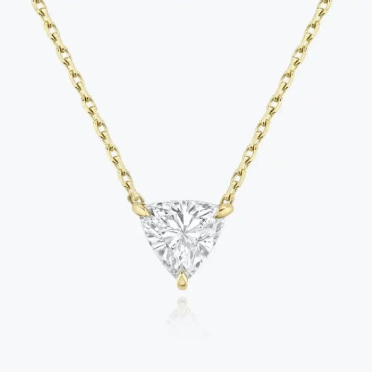 Trillion Solitaire Necklace